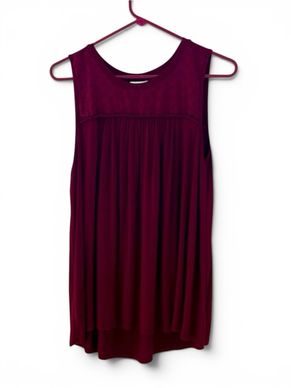Knox Rose sleeveless brick red top size M